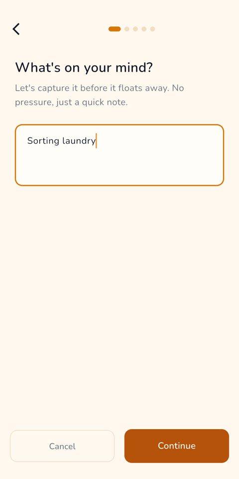Adding a new task in Focus Bun